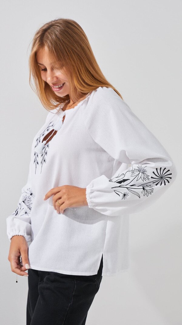 Сорочка вишиванка жіноча LAWA E-WB02323 XS Білий shop (2888000012685)  Фото №3
