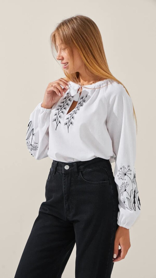 Сорочка вишиванка жіноча LAWA E-WB02323 XS Білий shop (2888000012685)  Фото №2