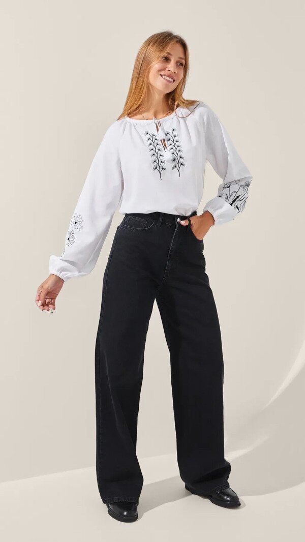 Сорочка вишиванка жіноча LAWA E-WB02323 XS Білий shop (2888000012685)  Фото №4