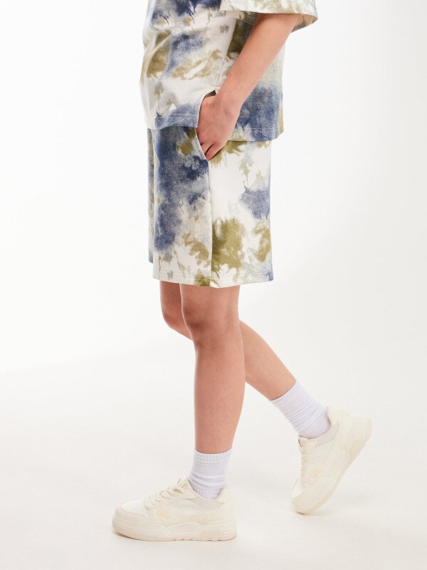 Шорти трикотажні однотонні жіночі LAWA K-WTC02389 XS Хакі-синій shop (2000999636783)  Фото №3
