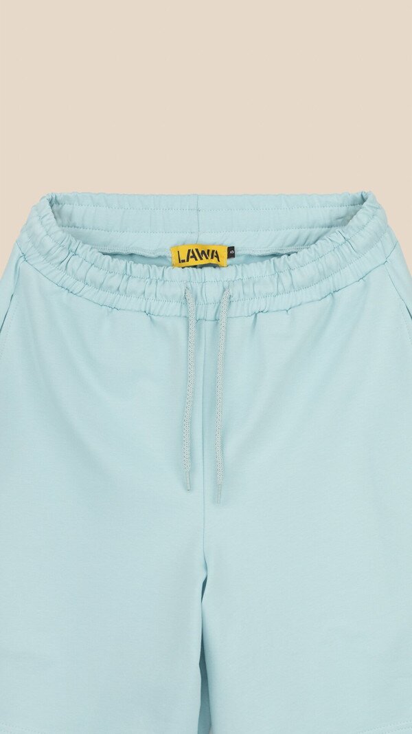 Шорти трикотажні однотонні жіночі LAWA WBC02406 M Блакитний shop (2000999201356)  Фото №6
