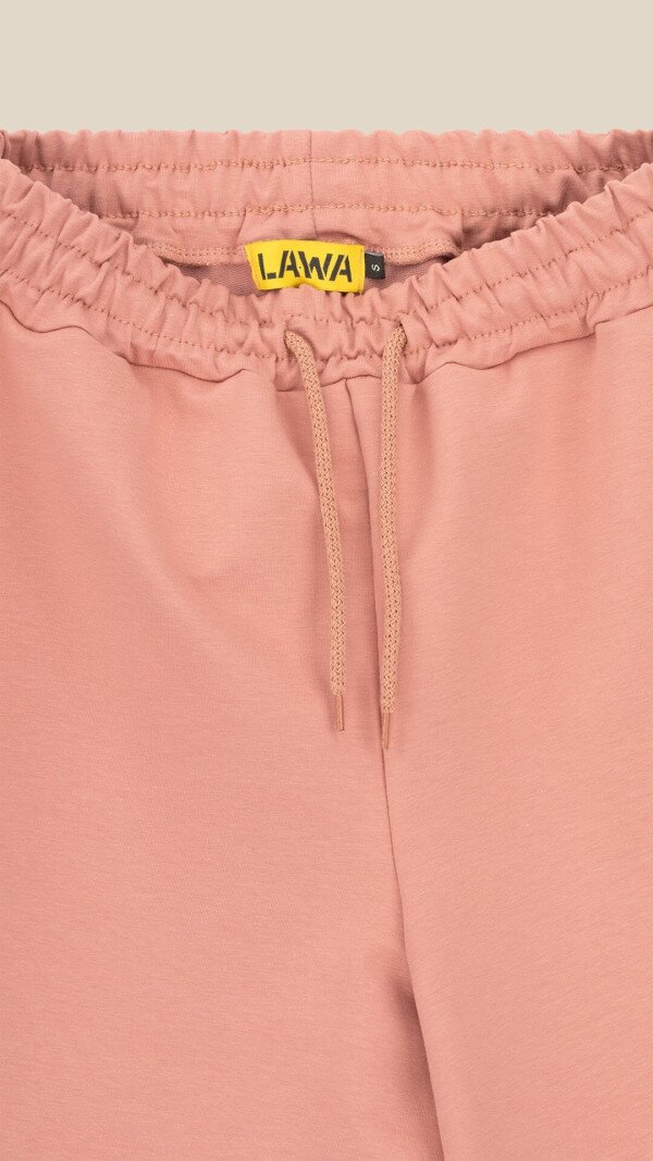 Шорти трикотажні однотонні жіночі LAWA WBC02406 S Пудровий shop (2000999185342)  Фото №6