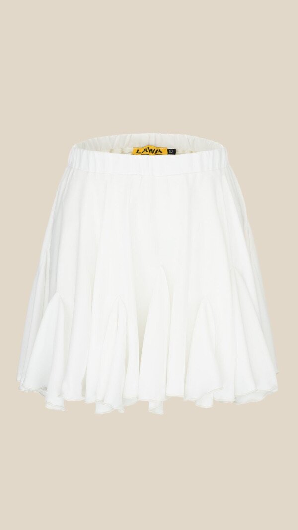 Спідниця однотонна жіноча LAWA WTC02439 XS Молочний shop (2000999216596)  Фото №6