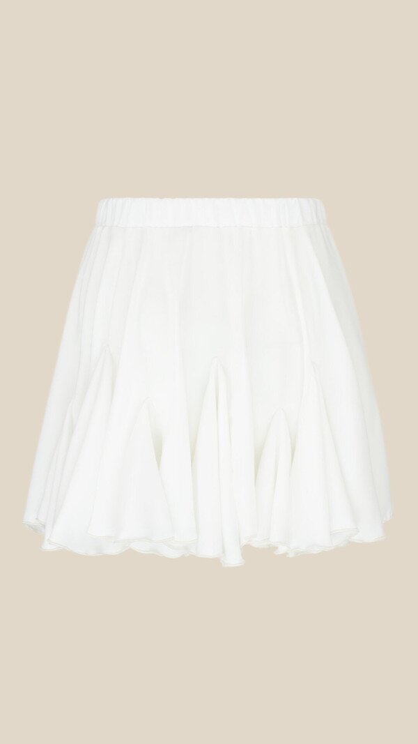 Спідниця однотонна жіноча LAWA WTC02439 L Молочний shop (2000999216626)  Фото №5