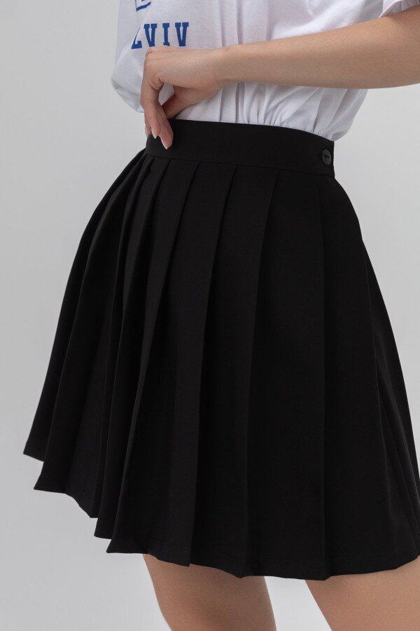 Спідниця кежуал однотонна жіноча LAWA WTC02304 2XL Чорний shop (2000990030290)  Фото №16