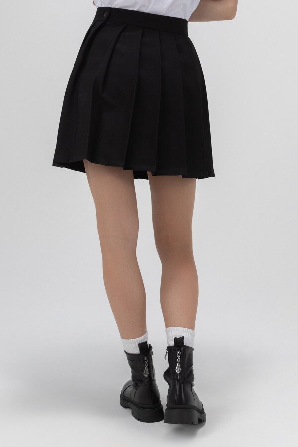 Спідниця кежуал однотонна жіноча LAWA WTC02304 2XL Чорний shop (2000990030290)  Фото №18