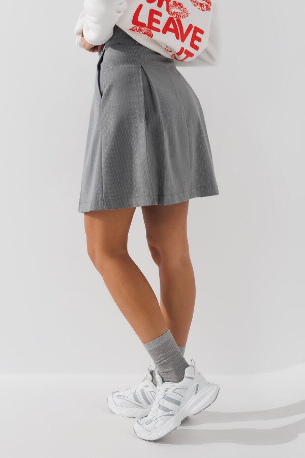 Спідниця з візерунком жіноча LAWA WTC02413 S Сірий shop (2000990784704)  Фото №3