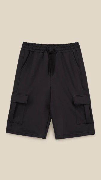 Спортивні шорти однотонні для хлопчика LAWA BBC02329 152 см Графітовий shop (2000999213564)  Фото №4