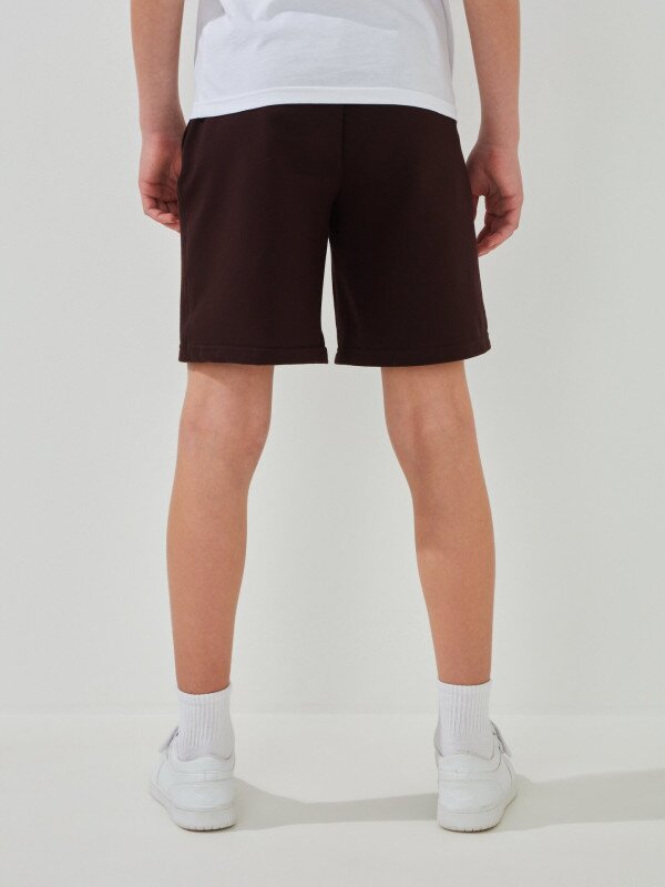 Спортивні шорти однотонні для хлопчика LAWA BBC02333 134 см Коричневий shop (2000999593383)  Фото №5