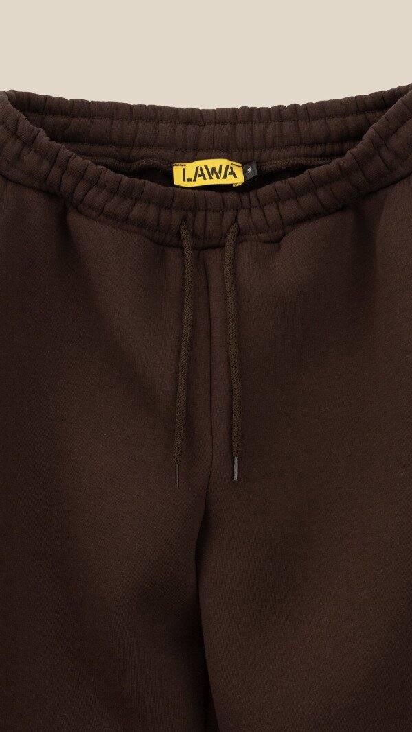 Спортивні штани джогери однотонні жіночі LAWA WBC02322 XS Шоколадний shop (2888000030115)  Фото №10