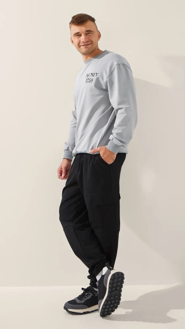 Спортивні штани карго чоловічі LAWA MBC02383 M Чорний shop (2000999301131)  Фото №3