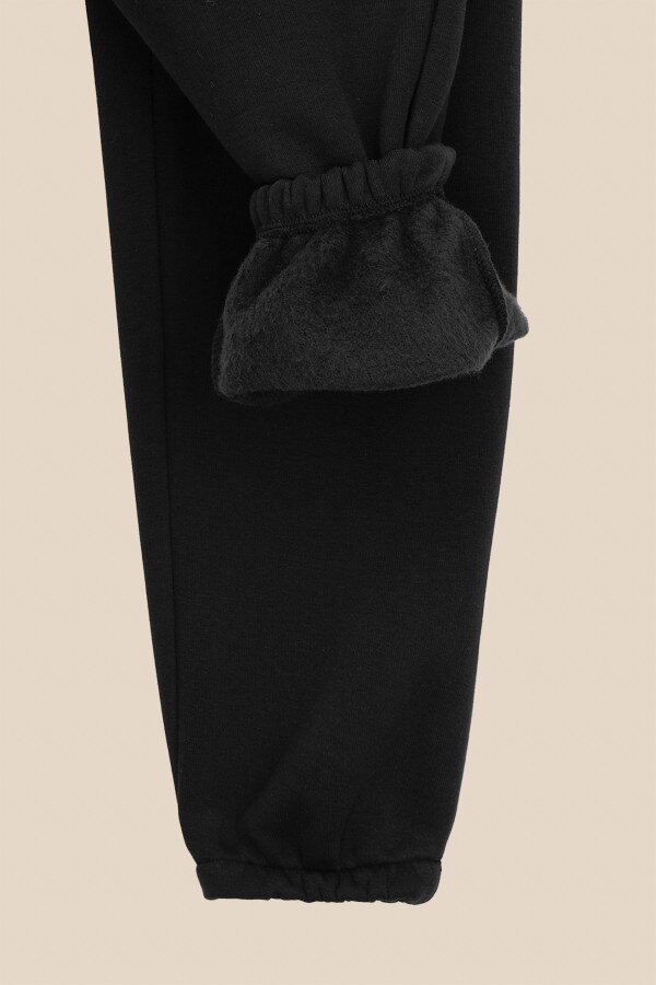 Спортивні штани однотонні для дівчинки LAWA GBC02315 152 см Чорний shop (2000990848444)  Фото №14