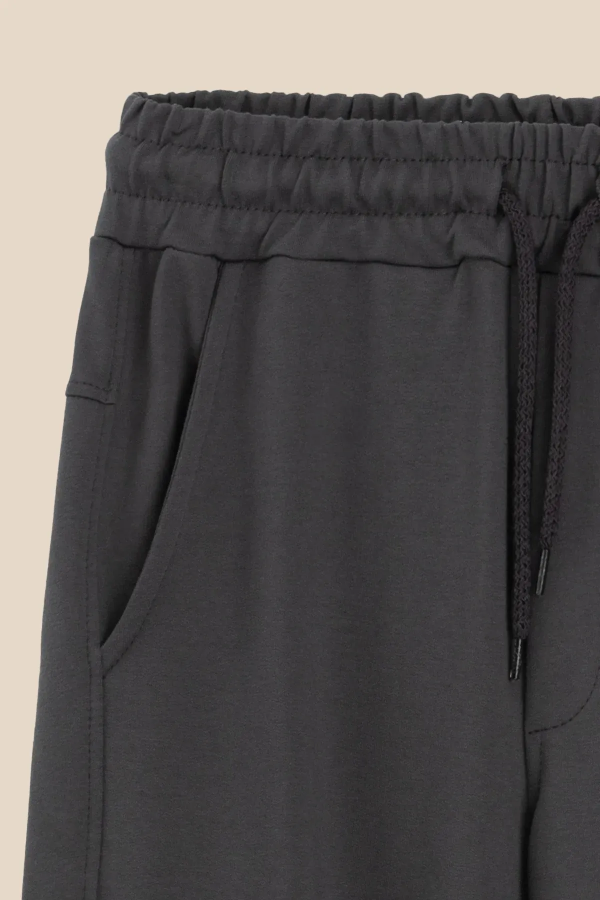 Спортивні штани однотонні для хлопчика LAWA BBC02322 152 см Графітовий shop (2000991036000)  Фото №6