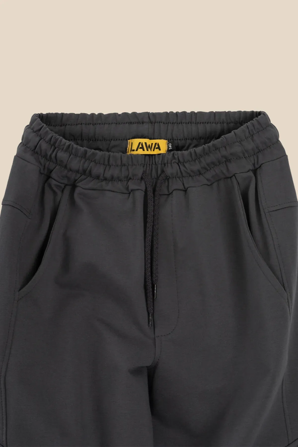 Спортивні штани однотонні для хлопчика LAWA BBC02322 152 см Графітовий shop (2000991036000)  Фото №9