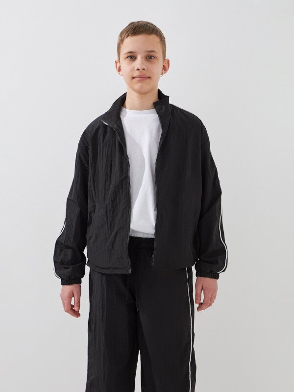 Спортивний костюм толстовка+штани для хлопчика LAWA BBC02350 140 см Чорний shop (2000999567131)  Фото №3