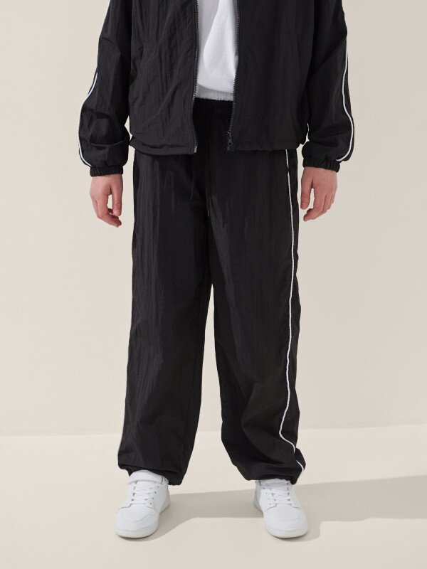 Спортивний костюм толстовка+штани для хлопчика LAWA BBC02350 140 см Чорний shop (2000999567131)  Фото №3