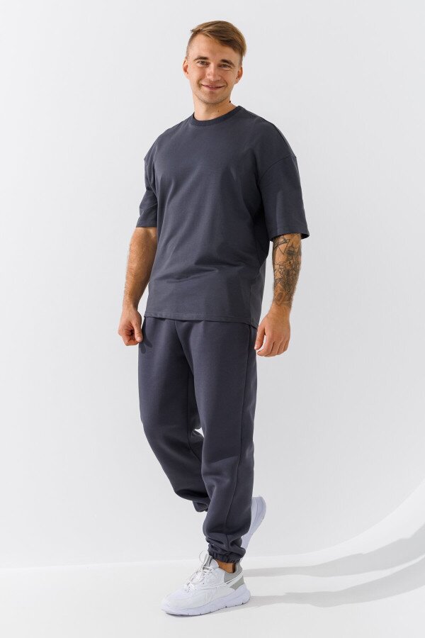 Спортивні штани чоловічі LAWA MBC02338 2XL Графіт shop (2000990821355)  Фото №0