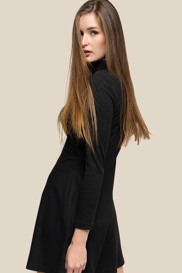 Сукня однотонна жіноча LAWA WTC02350 S Чорний (NY) shop (2000990247193)  Фото №1