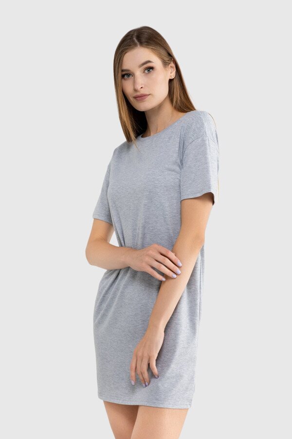 Сукня однотонна жіноча LAWA CTM WBC02304 M Сірий shop (2000989913191)  Фото №0