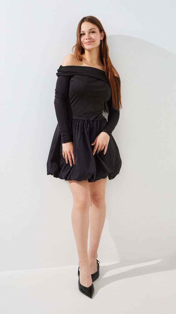 Сукня однотонна жіноча LAWA WTC02475 S Чорний shop (2000999524318)  Фото №2