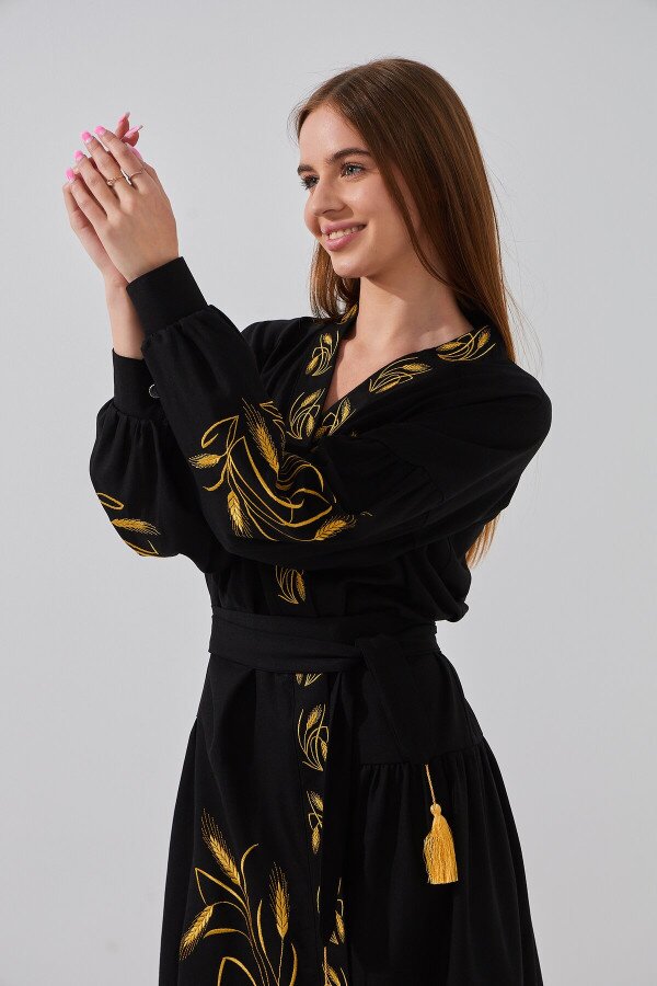Сукня вишиванка жіноча LAWA E-WB02321 XS Чорний shop (2000999164729)  Фото №4
