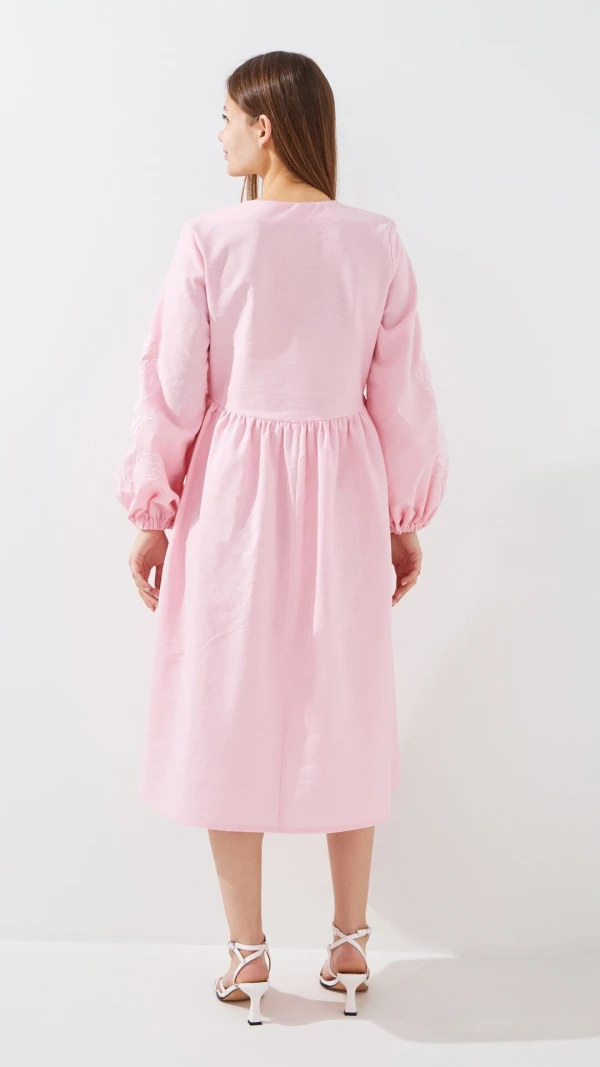 Сукня вишиванка жіноча LAWA E-WB02324 S Рожевий shop (2000999547621)  Фото №5