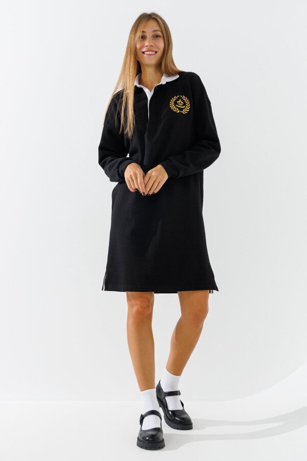 Сукня з принтом жіноча LAWA E-WT02301 M Чорний shop (2000990806659)  Фото №1