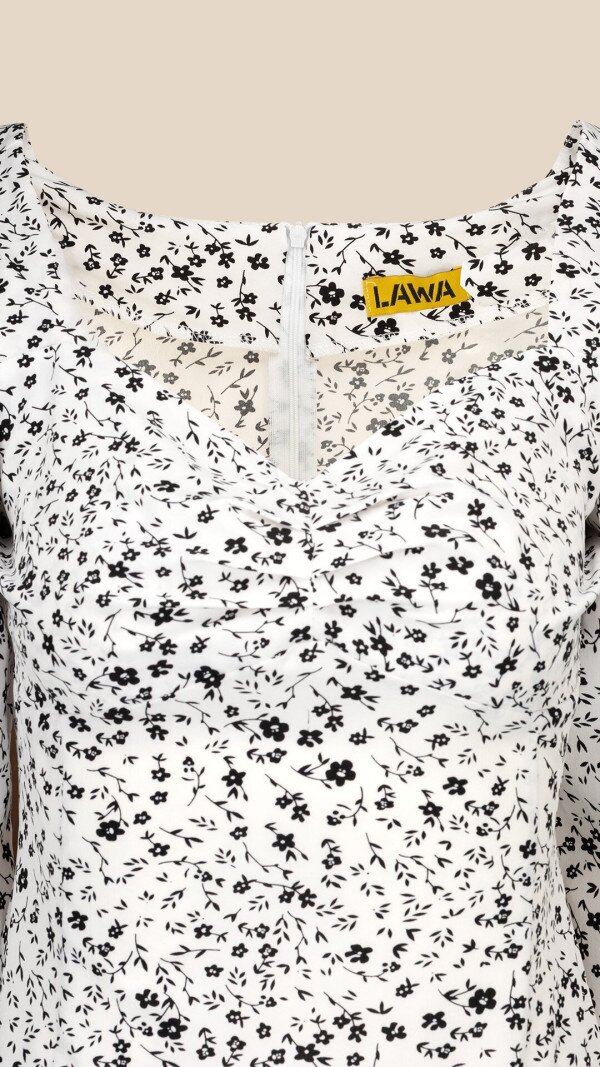 Сукня з візерунком жіноча LAWA WTC02333 L Білий shop (2000999280771)  Фото №7