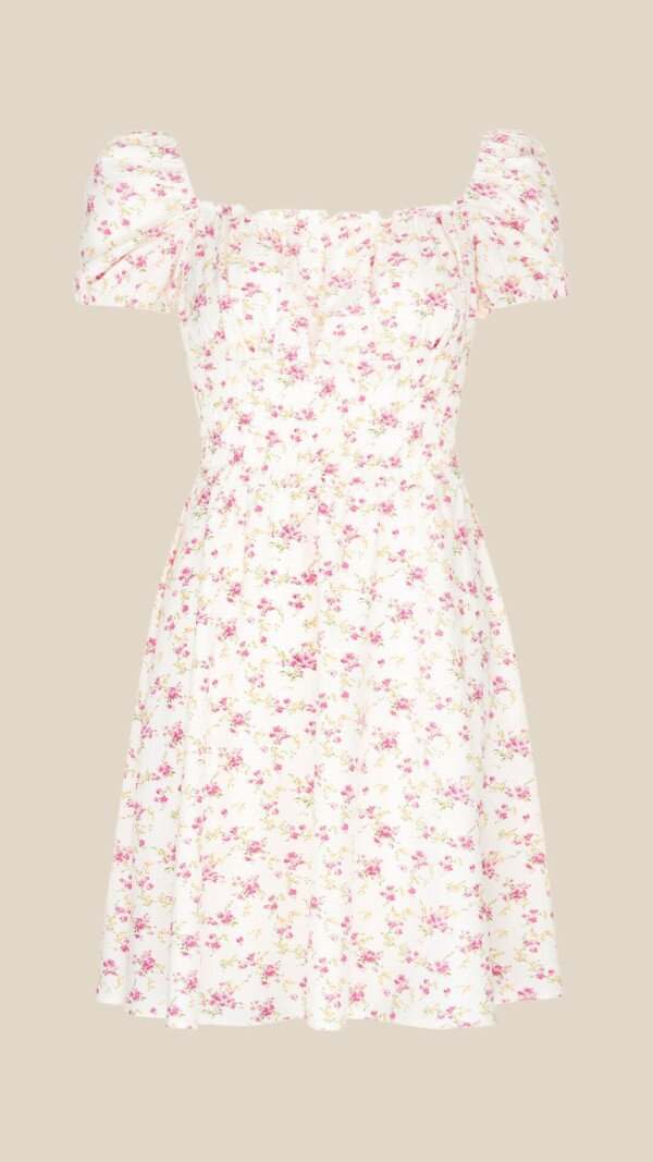 Сукня з візерунком жіноча LAWA WTC02441 XS Біло-червоний shop (2000999241383)  Фото №6