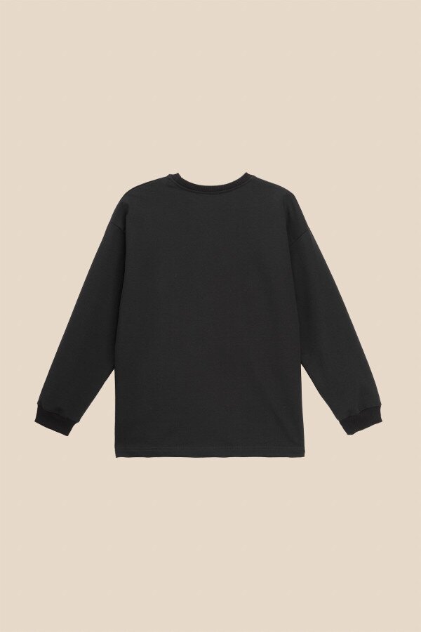 Світшот однотонний для хлопчика LAWA BBC02318 122 см Чорний shop (2000991016309)  Фото №12
