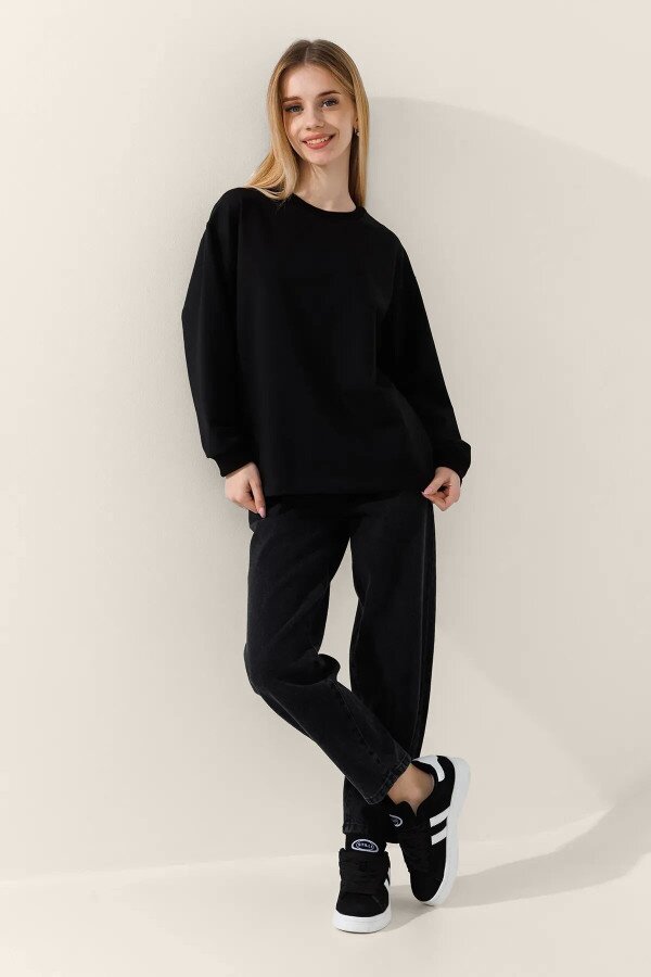 Світшот однотонний для хлопчика LAWA BBC02318 128 см Чорний shop (2000991016354)  Фото №5