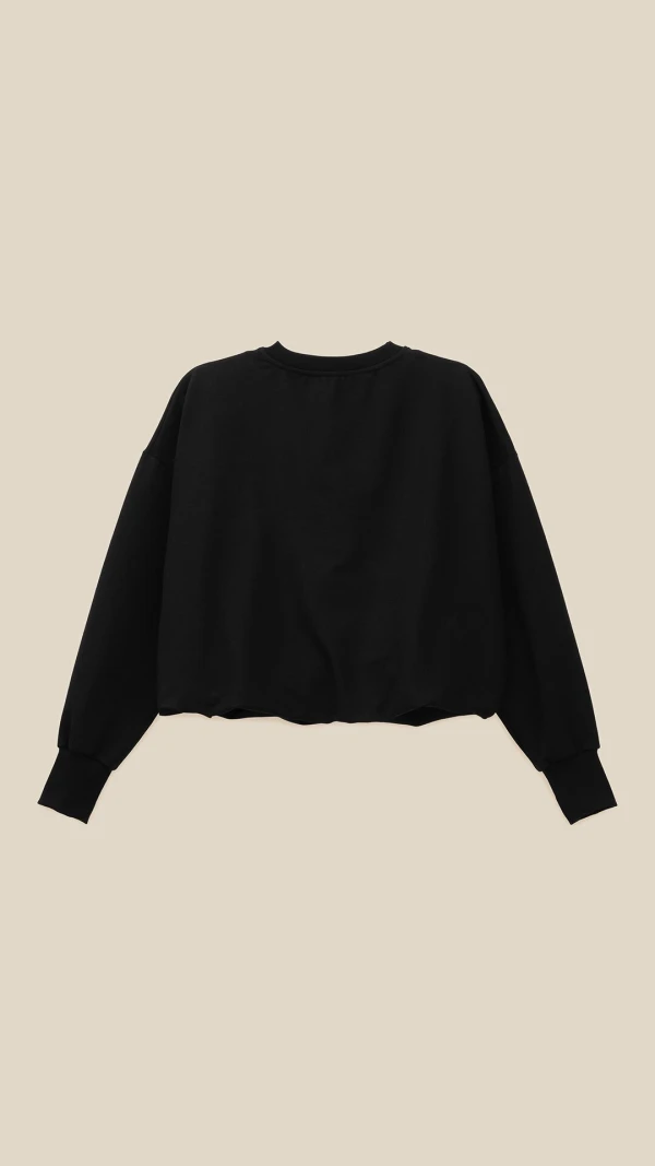 Світшот однотонний жіночий LAWA WTC02474 L Чорний shop (2000999427671)  Фото №3