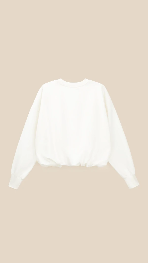 Світшот з принтом жіночий LAWA P-WT02311 L Молочний shop (2000999539565)  Фото №3