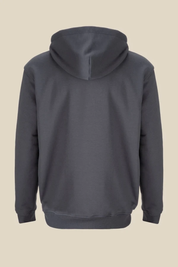 Толстовка однотонна чоловіча LAWA MBC02319 3XL Графітовий shop (2000991050662)  Фото №10