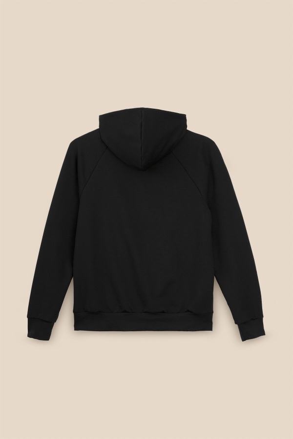Толстовка однотонна для хлопчика LAWA BBC02321 158 см Чорний shop (2000999147753)  Фото №8