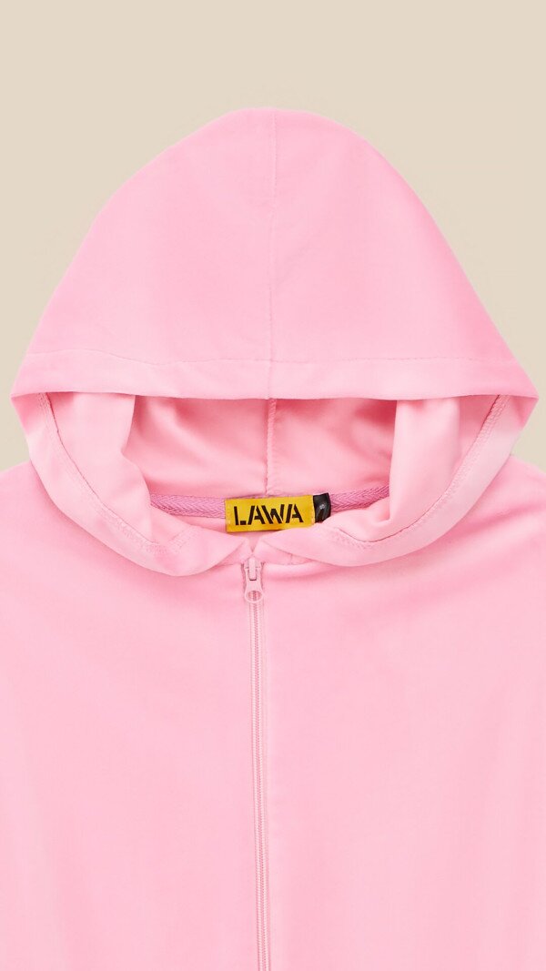 Толстовка однотонна жіноча LAWA K-WBC02303 M Рожевий shop (2000999447600)  Фото №1