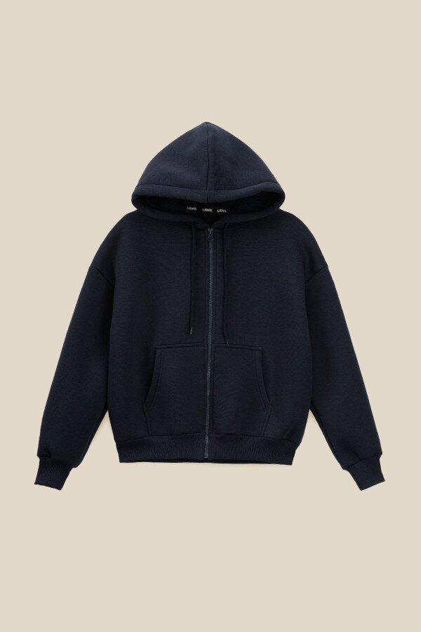 Толстовка однотонна для хлопчика LAWA BBC02309 122 см Темно-синій shop (2000990877062)  Фото №1