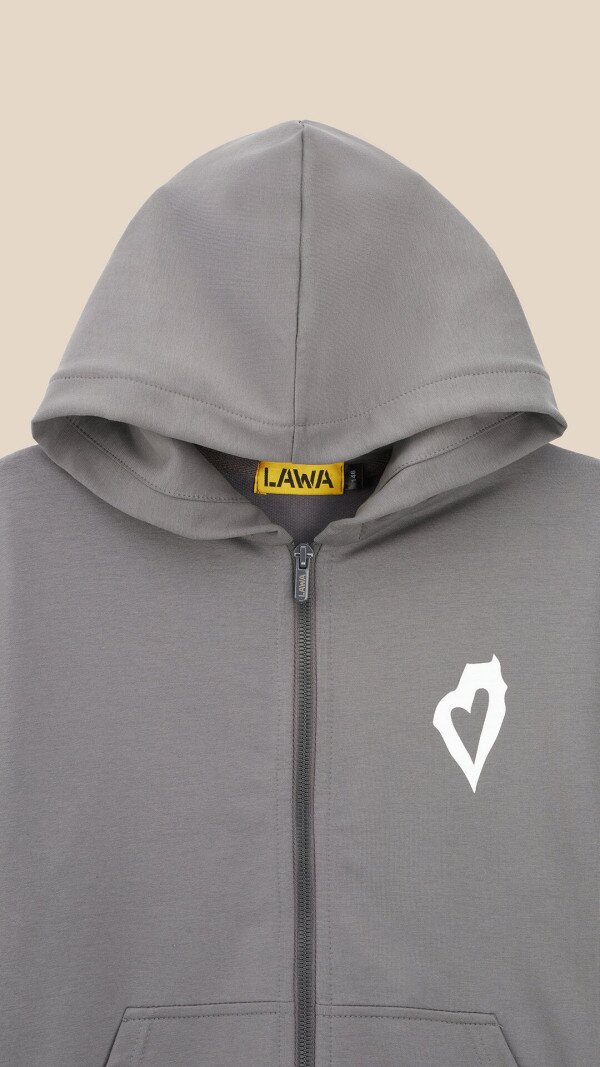 Толстовка з принтом для дівчинки LAWA P-GB02343 152 см Графітовий shop (2000999564123)  Фото №5