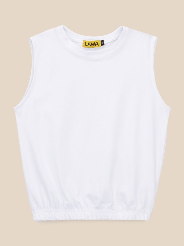Топ однотонний жіночий LAWA WTC02497 XS Білий shop (2000999633928)  Фото №0