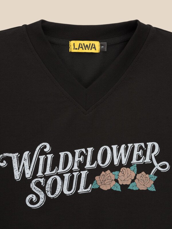 Топ з принтом жіночий LAWA P-WT02315 XL Чорний shop (2000999610288)  Фото №4