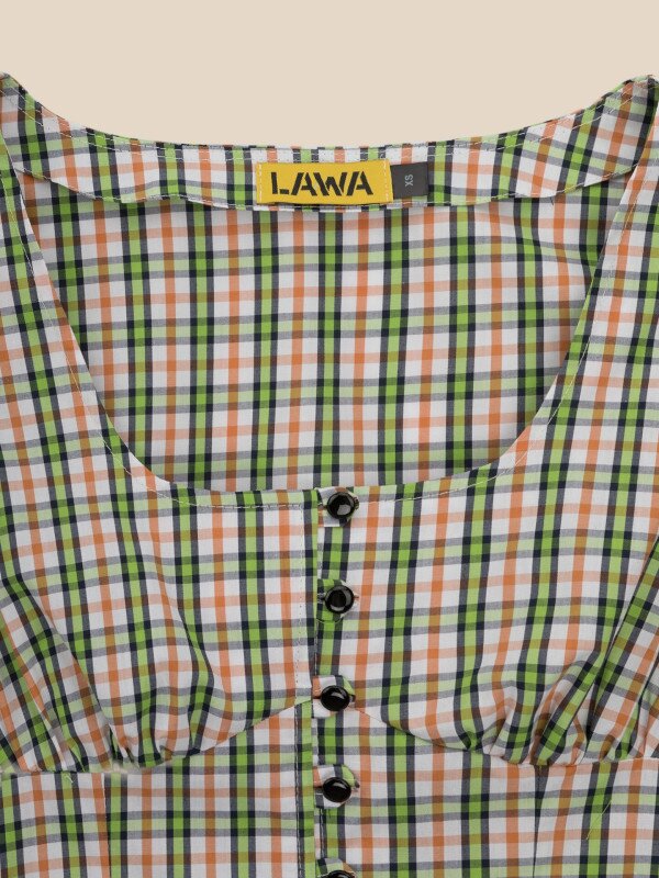 Топ з візерунком жіночий LAWA WTC02498 M Хакі shop (2000999650314)  Фото №2