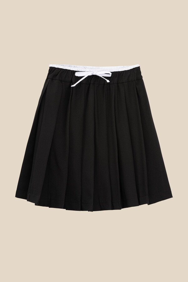 Спідниця однотонна для дівчинки LAWA GTC02305 134 см Чорний shop (2000990848345)  Фото №5