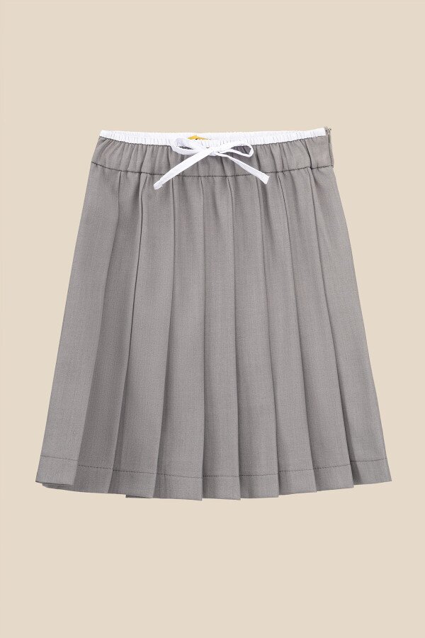 Спідниця однотонна для дівчинки LAWA GTC02305 158 см Сірий shop (2000990848253)  Фото №5