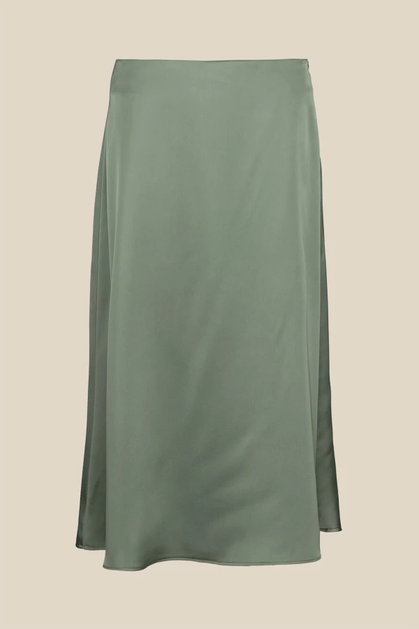 Спідниця однотонна жіноча LAWA WTC02359 L Оливковий shop (2000990485267)  Фото №5