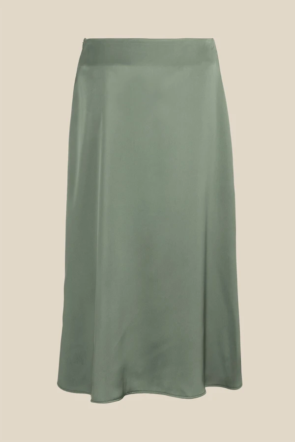 Спідниця однотонна жіноча LAWA WTC02359 L Оливковий shop (2000990485267)  Фото №6
