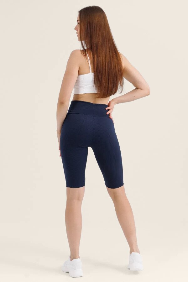 Велосипедки однотонні жіночі LAWA WBC02314 XS Темно-синій shop (2000990619846)  Фото №3