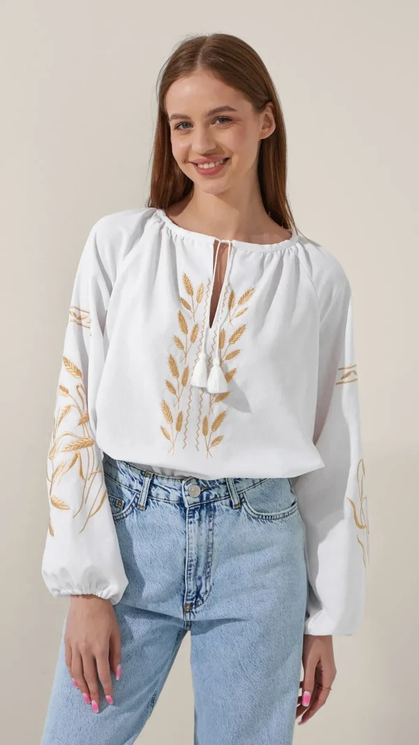 Вишиванка сорочка жіноча LAWA E-WB02319 2XL Білий shop (2000999169922)  Фото №0