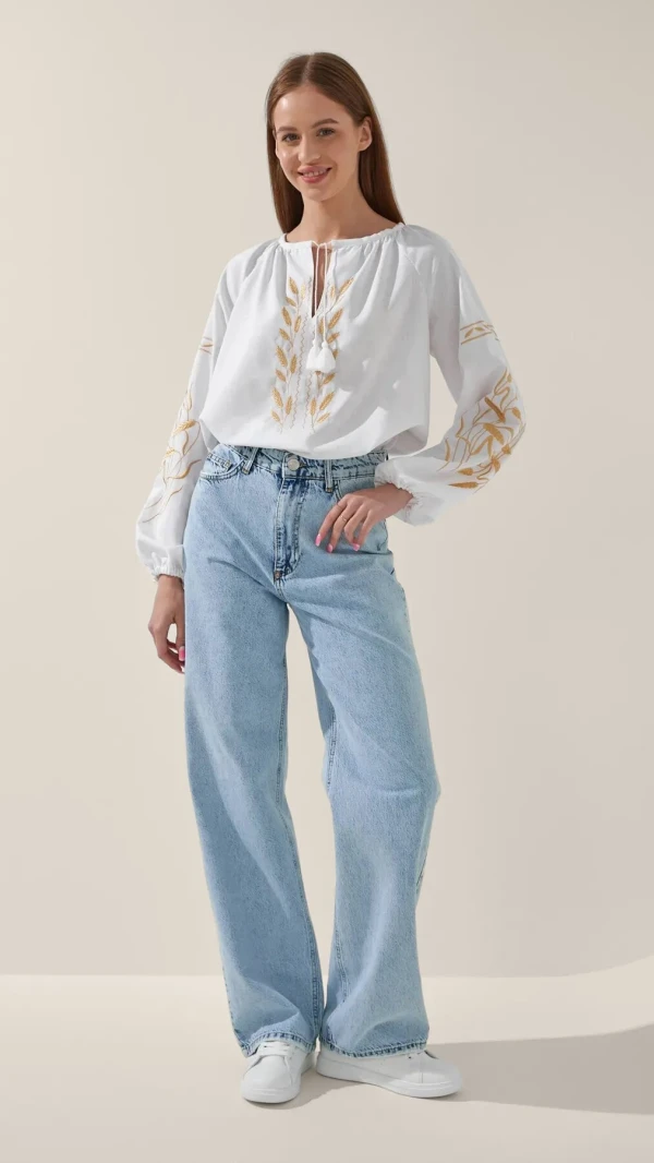 Вишиванка сорочка жіноча LAWA E-WB02319 2XL Білий shop (2000999169922)  Фото №2
