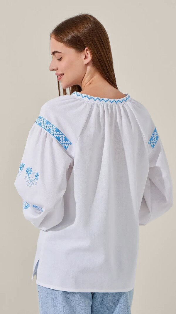 Вишиванка сорочка жіноча LAWA E-WB02322 2XL Білий shop (2000999228346)  Фото №4