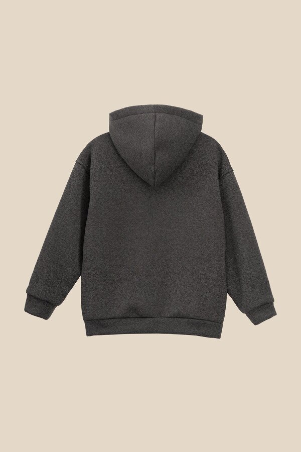 Худі однотонний для хлопчика LAWA BBC02310 128 см Сірий shop (2000990925008)  Фото №8